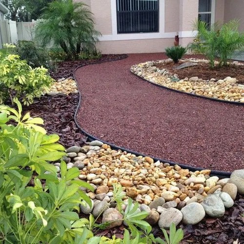 lawn stone edging